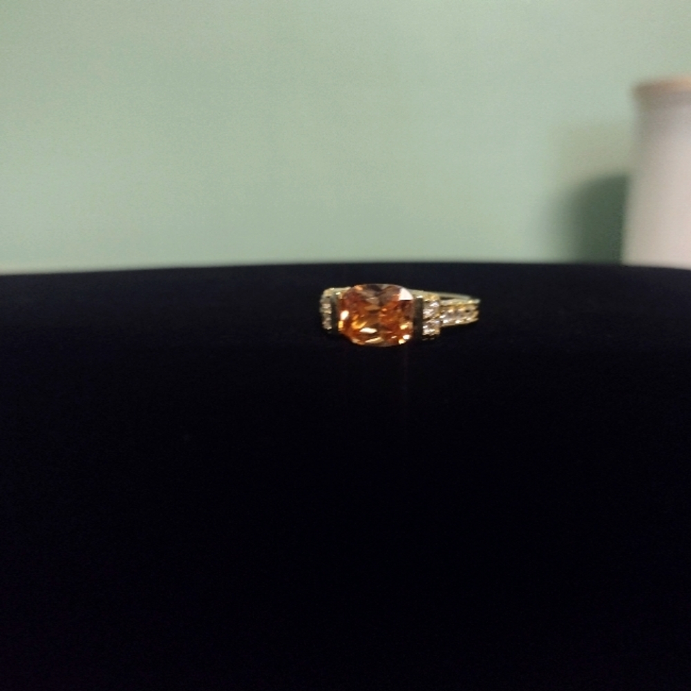 NWOT SS 925 Citrine Ring! 💍 - Picture 3 of 13